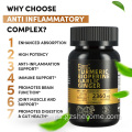Suplementos de cúrcuma Cápsulas de jengibre de cúrcuma
